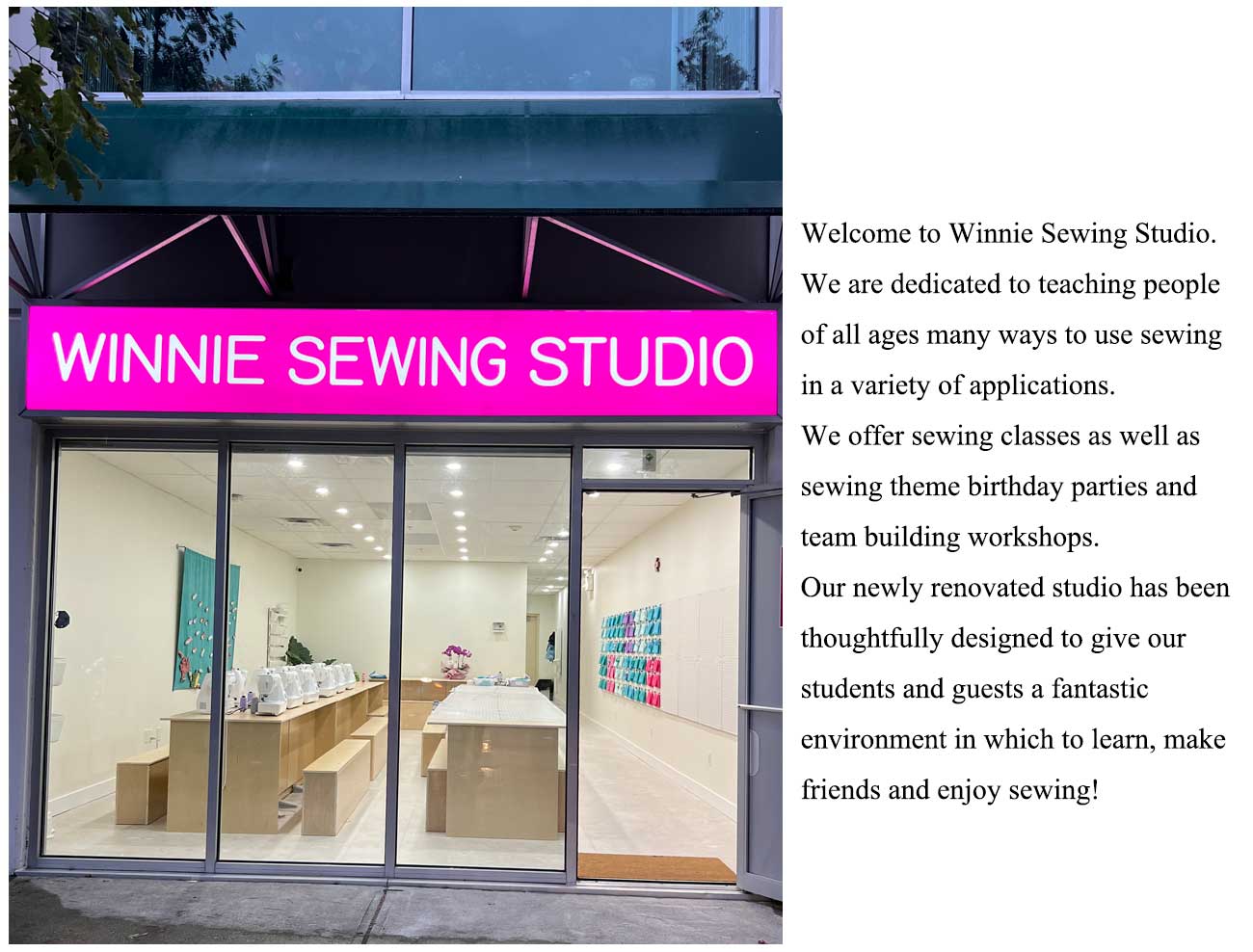 Sewing Studio Safety Rules Winnie Sewing Studio